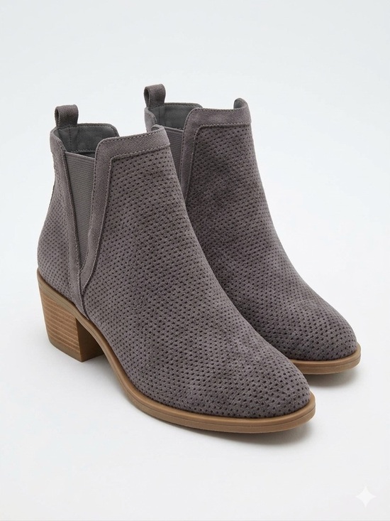 Reneeze Shoes - Stylish Gray Ankle Boots